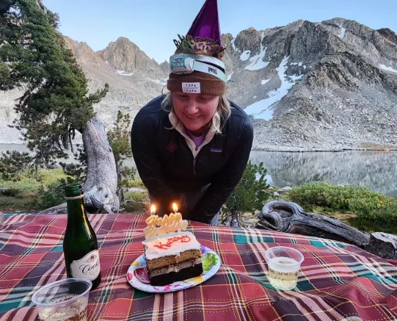 TrekSierra's "Birthday Theme trek" provides a birthday cake made from scratch at camp!